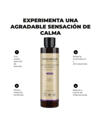 Aceite de masaje relajante